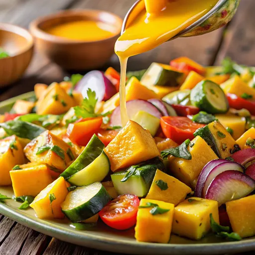 Tacos de Coliflor y Frijol Negro con Salsa de Mango